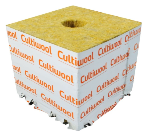 Cultiwool Rockwool Block 6''x6''x6'' (48/Cs)